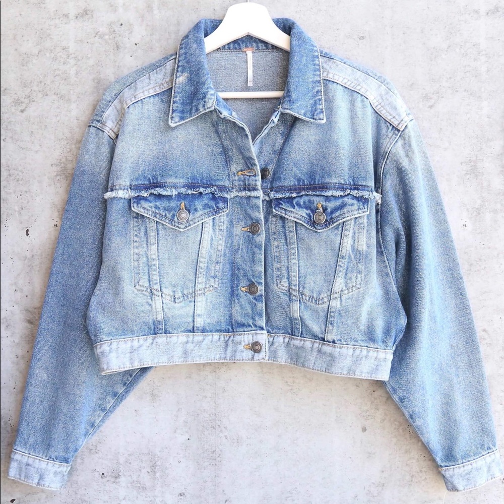 NWT Free People Jean Jacket